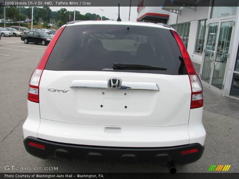 Taffeta White / Gray 2008 Honda CR-V EX 4WD