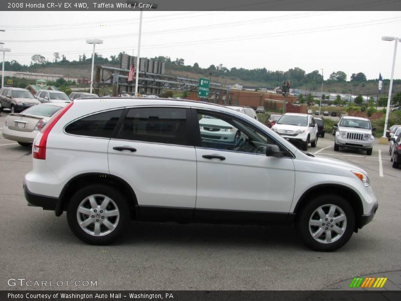 Taffeta White / Gray 2008 Honda CR-V EX 4WD