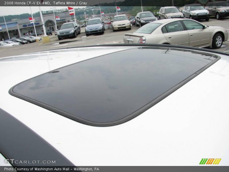 Taffeta White / Gray 2008 Honda CR-V EX 4WD