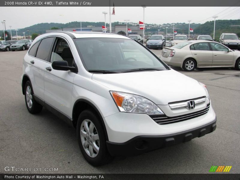 Taffeta White / Gray 2008 Honda CR-V EX 4WD