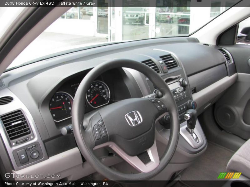 Taffeta White / Gray 2008 Honda CR-V EX 4WD