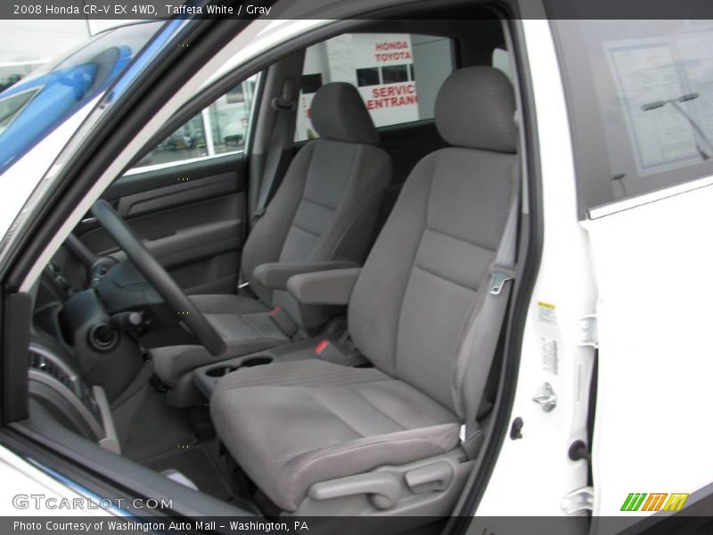 Taffeta White / Gray 2008 Honda CR-V EX 4WD