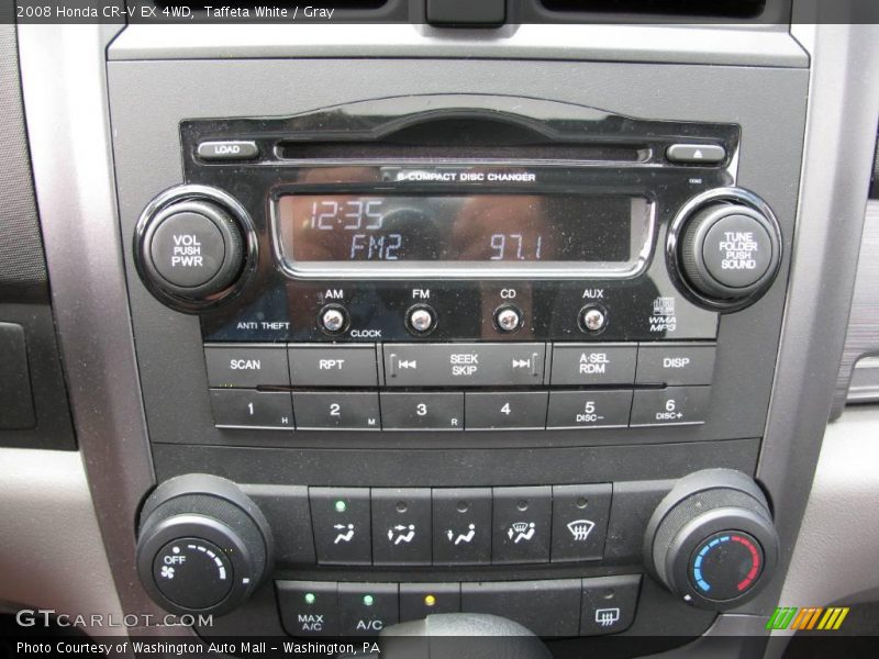 Taffeta White / Gray 2008 Honda CR-V EX 4WD