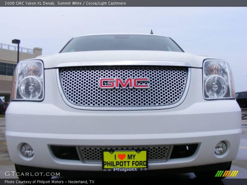 Summit White / Cocoa/Light Cashmere 2008 GMC Yukon XL Denali