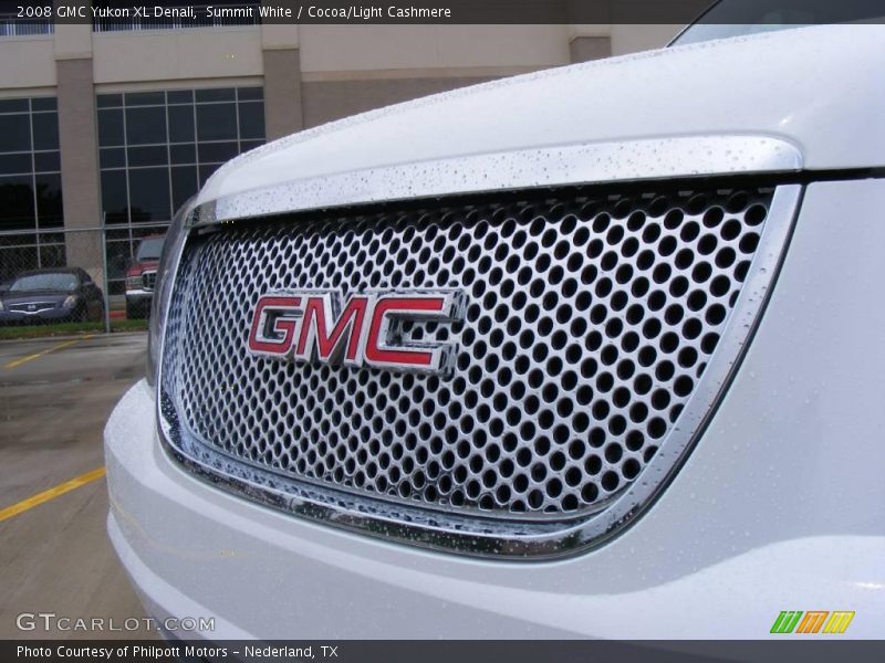 Summit White / Cocoa/Light Cashmere 2008 GMC Yukon XL Denali