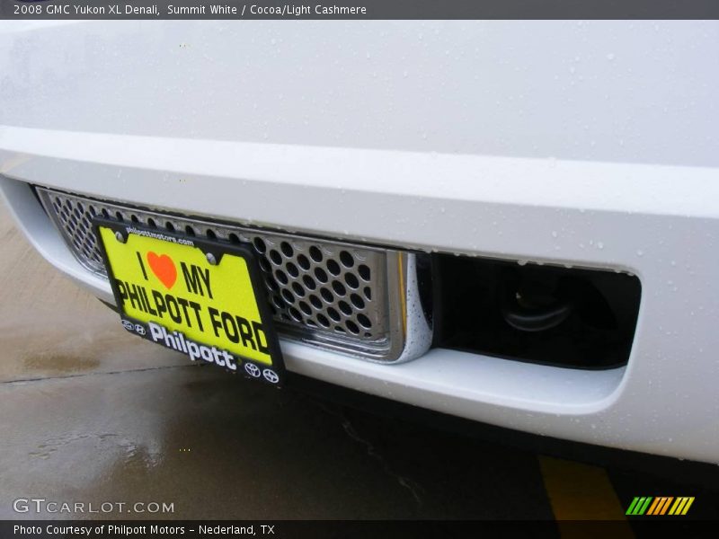 Summit White / Cocoa/Light Cashmere 2008 GMC Yukon XL Denali