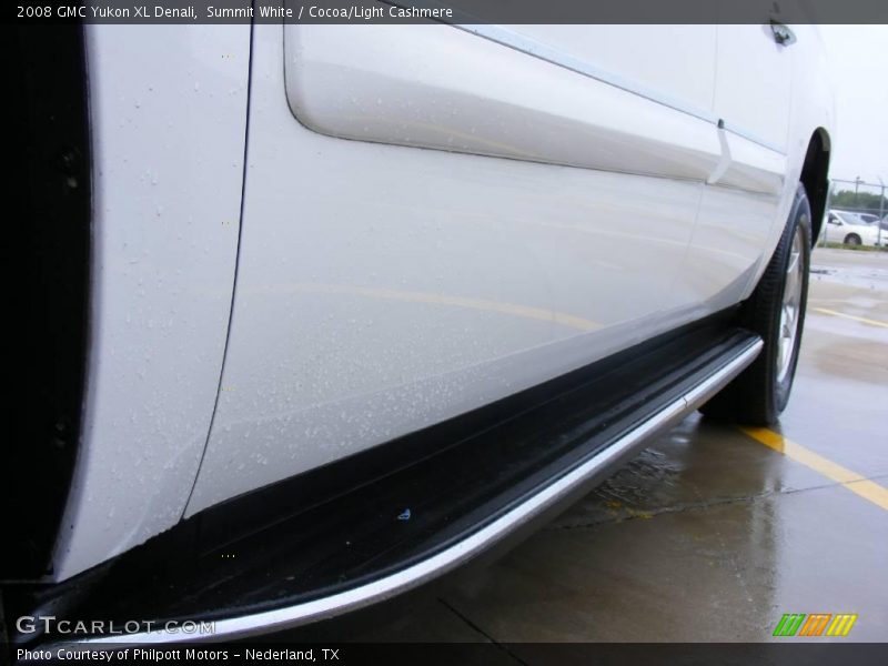 Summit White / Cocoa/Light Cashmere 2008 GMC Yukon XL Denali