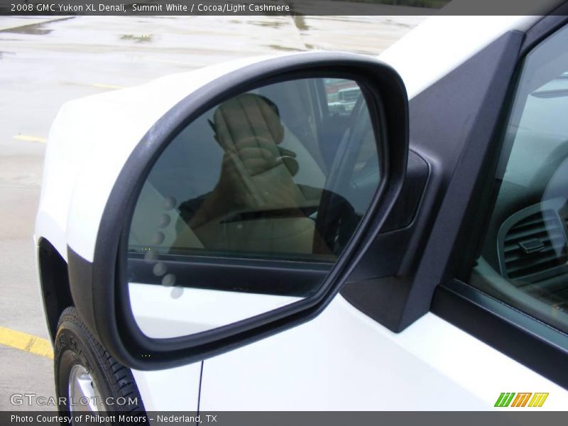 Summit White / Cocoa/Light Cashmere 2008 GMC Yukon XL Denali