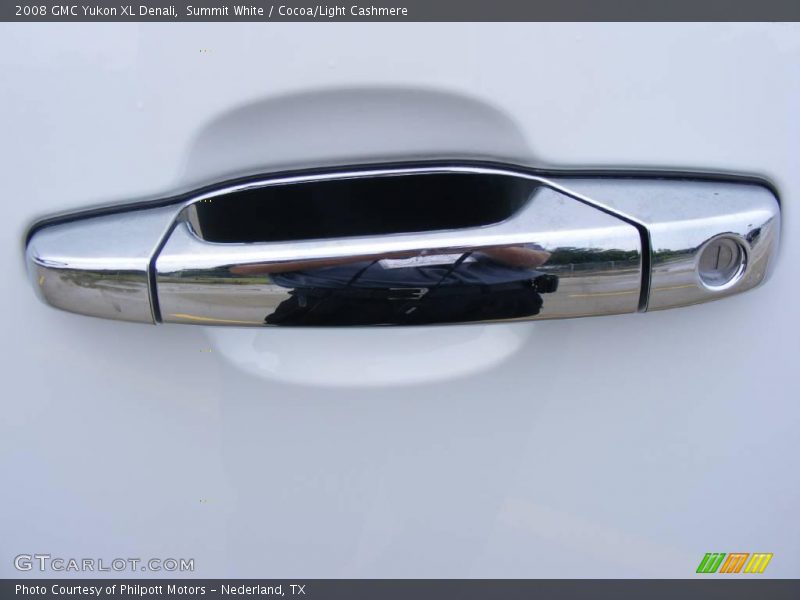 Summit White / Cocoa/Light Cashmere 2008 GMC Yukon XL Denali
