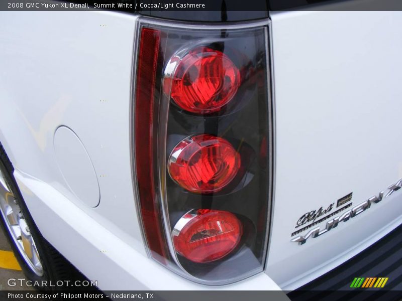 Summit White / Cocoa/Light Cashmere 2008 GMC Yukon XL Denali