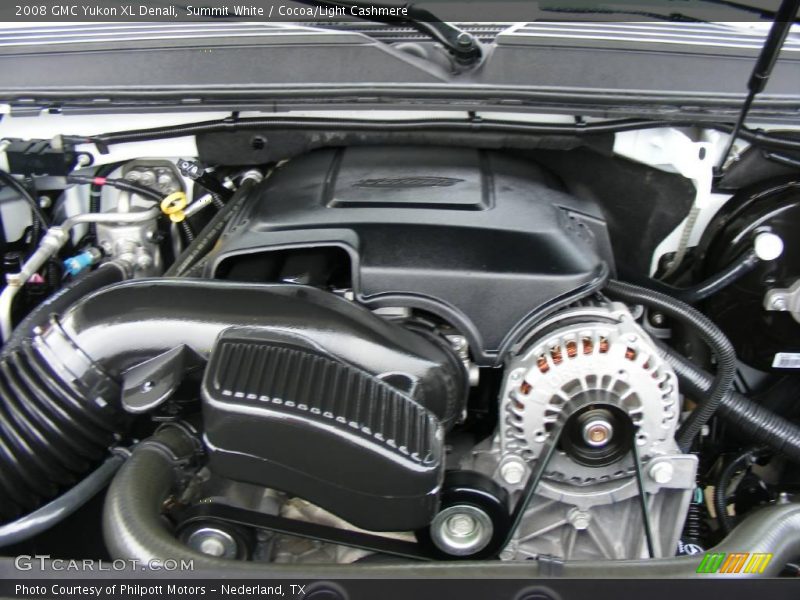 Summit White / Cocoa/Light Cashmere 2008 GMC Yukon XL Denali