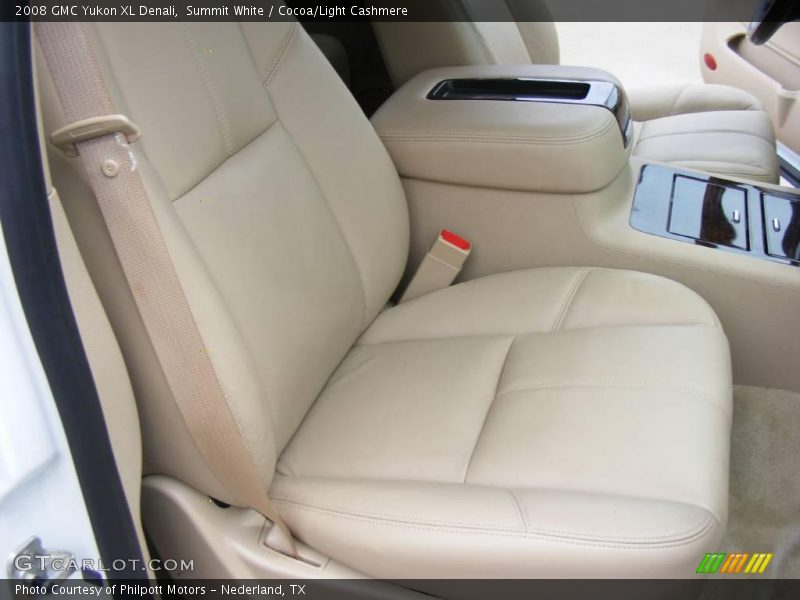 Summit White / Cocoa/Light Cashmere 2008 GMC Yukon XL Denali