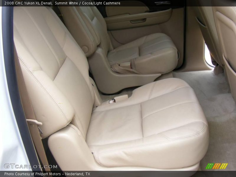 Summit White / Cocoa/Light Cashmere 2008 GMC Yukon XL Denali