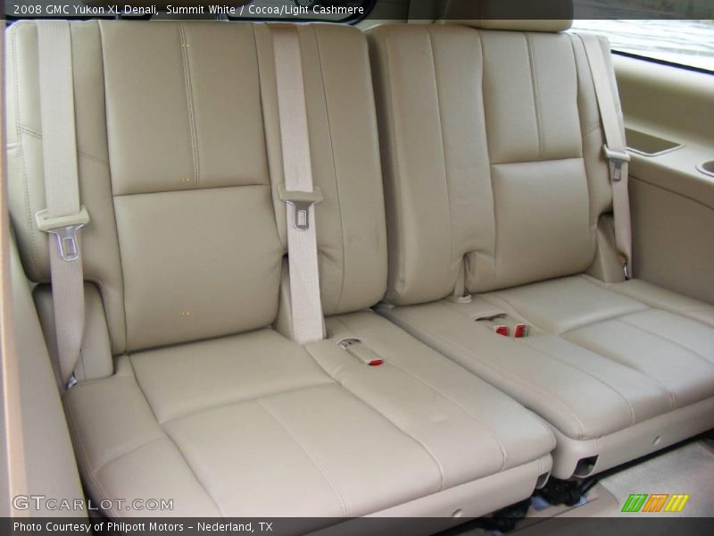 Summit White / Cocoa/Light Cashmere 2008 GMC Yukon XL Denali