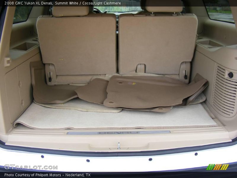 Summit White / Cocoa/Light Cashmere 2008 GMC Yukon XL Denali