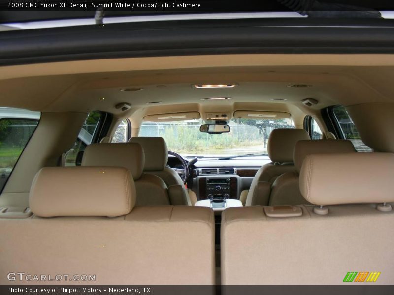 Summit White / Cocoa/Light Cashmere 2008 GMC Yukon XL Denali