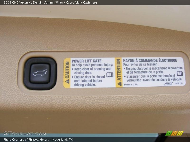 Summit White / Cocoa/Light Cashmere 2008 GMC Yukon XL Denali
