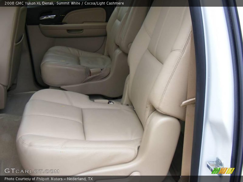 Summit White / Cocoa/Light Cashmere 2008 GMC Yukon XL Denali