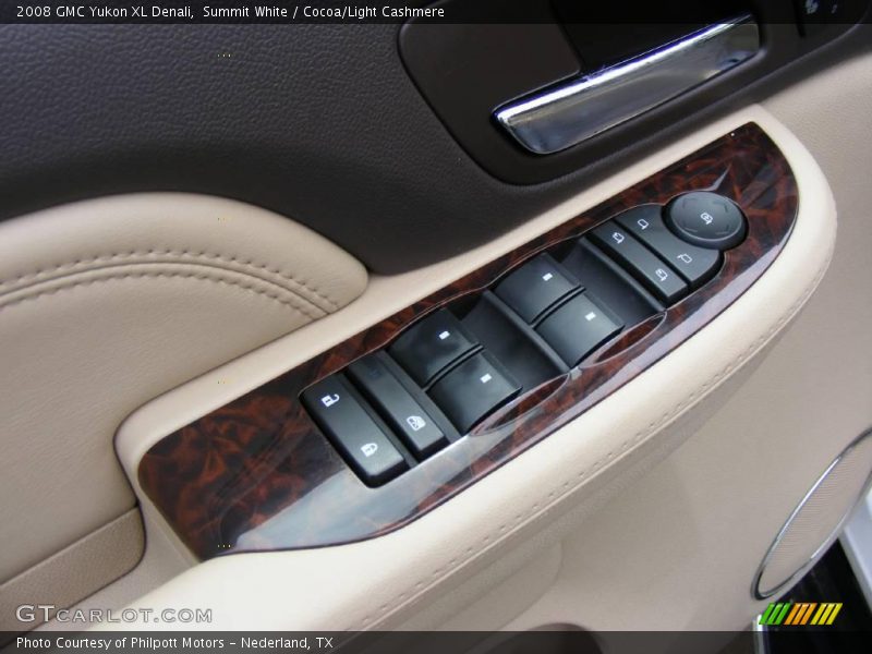 Summit White / Cocoa/Light Cashmere 2008 GMC Yukon XL Denali