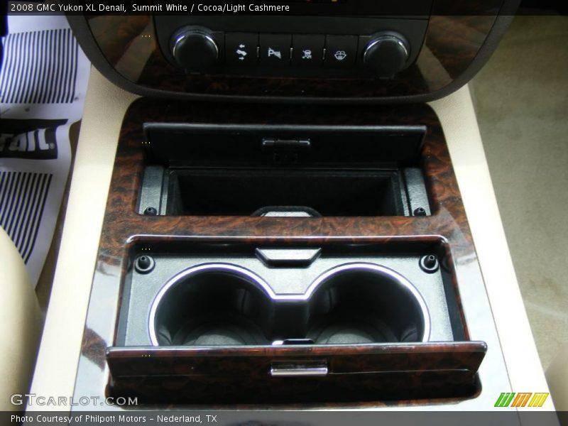 Summit White / Cocoa/Light Cashmere 2008 GMC Yukon XL Denali