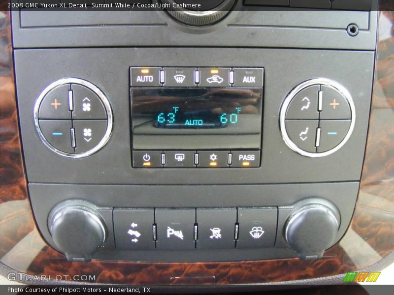 Summit White / Cocoa/Light Cashmere 2008 GMC Yukon XL Denali