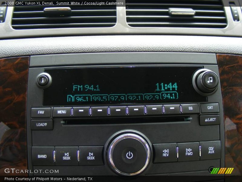 Summit White / Cocoa/Light Cashmere 2008 GMC Yukon XL Denali