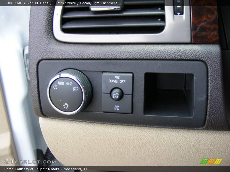 Summit White / Cocoa/Light Cashmere 2008 GMC Yukon XL Denali