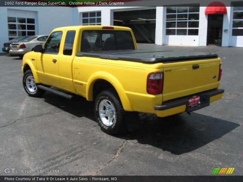 Chrome Yellow / Dark Graphite 2002 Ford Ranger Edge SuperCab