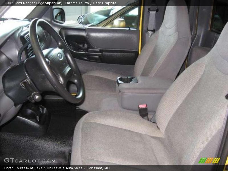 Chrome Yellow / Dark Graphite 2002 Ford Ranger Edge SuperCab