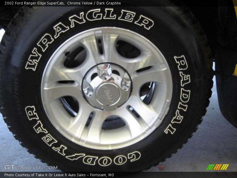 Chrome Yellow / Dark Graphite 2002 Ford Ranger Edge SuperCab