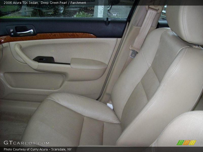 Deep Green Pearl / Parchment 2006 Acura TSX Sedan