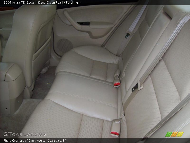 Deep Green Pearl / Parchment 2006 Acura TSX Sedan