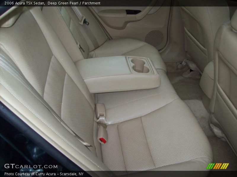 Deep Green Pearl / Parchment 2006 Acura TSX Sedan