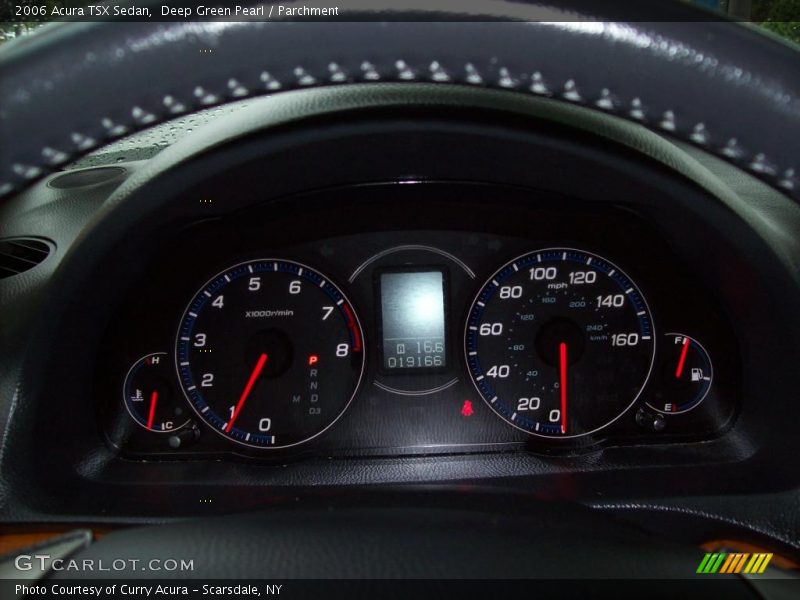 Deep Green Pearl / Parchment 2006 Acura TSX Sedan