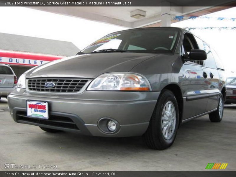Spruce Green Metallic / Medium Parchment Beige 2002 Ford Windstar LX