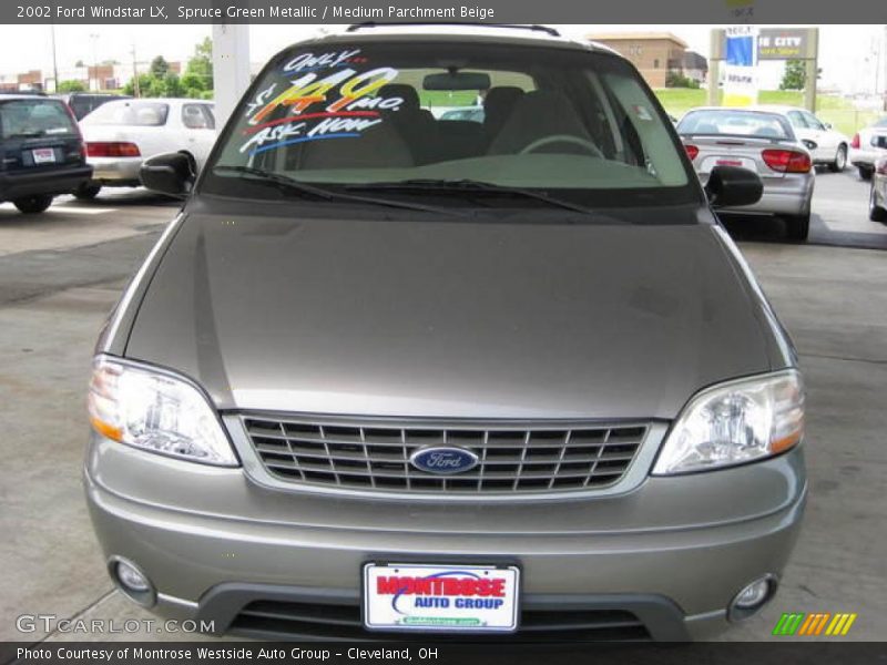 Spruce Green Metallic / Medium Parchment Beige 2002 Ford Windstar LX