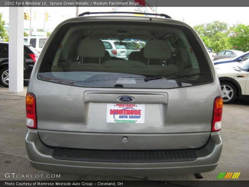 Spruce Green Metallic / Medium Parchment Beige 2002 Ford Windstar LX
