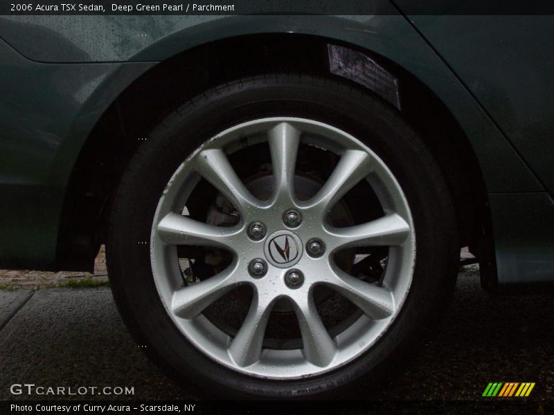 Deep Green Pearl / Parchment 2006 Acura TSX Sedan