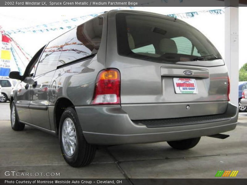 Spruce Green Metallic / Medium Parchment Beige 2002 Ford Windstar LX