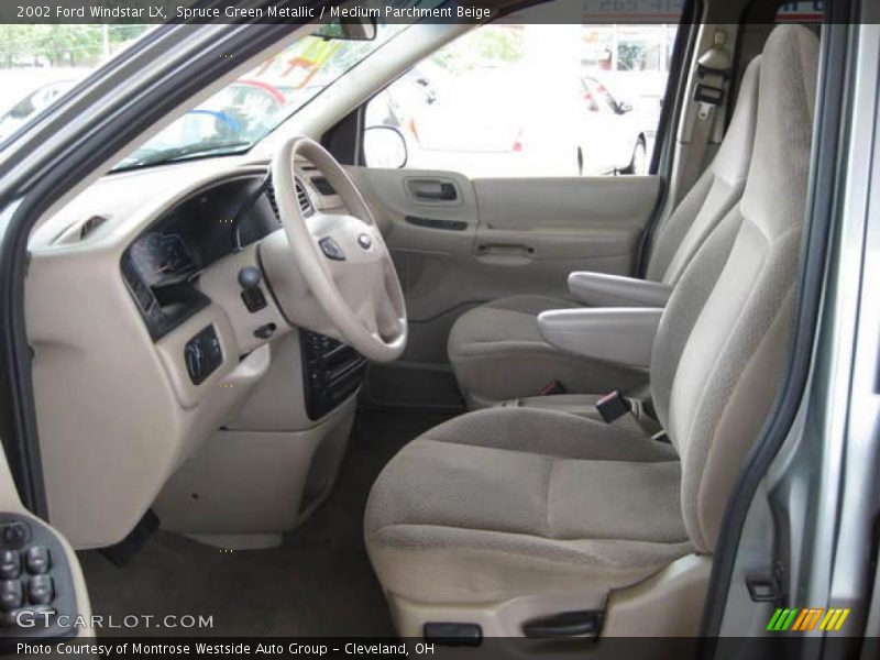 Spruce Green Metallic / Medium Parchment Beige 2002 Ford Windstar LX