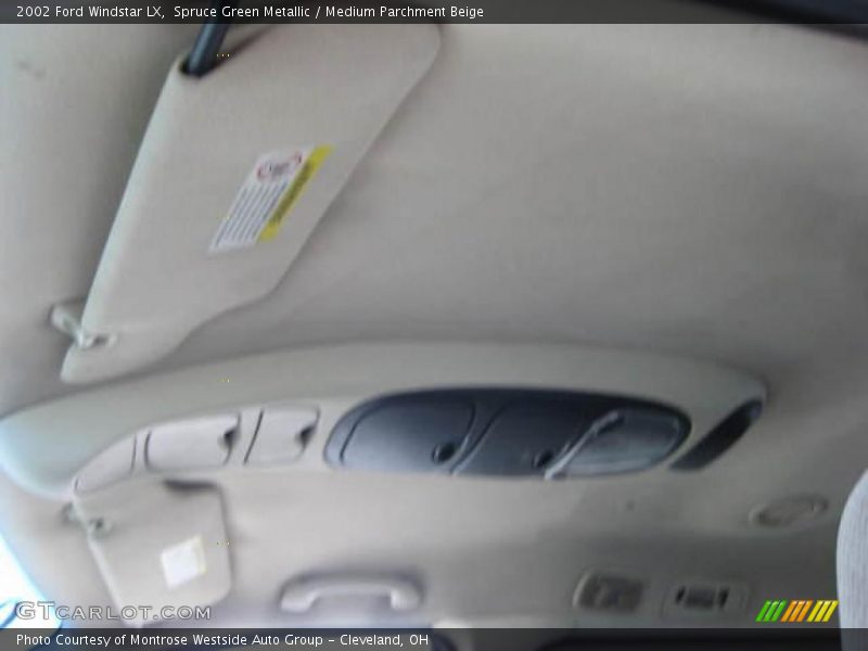 Spruce Green Metallic / Medium Parchment Beige 2002 Ford Windstar LX