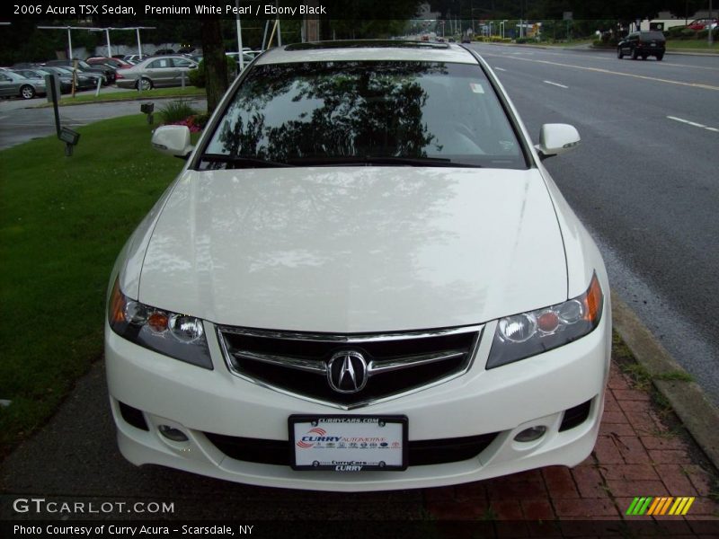 Premium White Pearl / Ebony Black 2006 Acura TSX Sedan