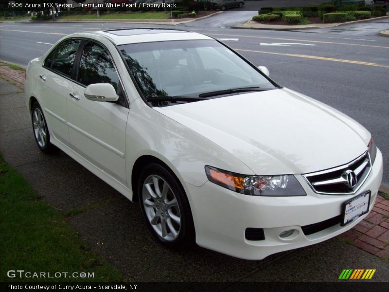Premium White Pearl / Ebony Black 2006 Acura TSX Sedan