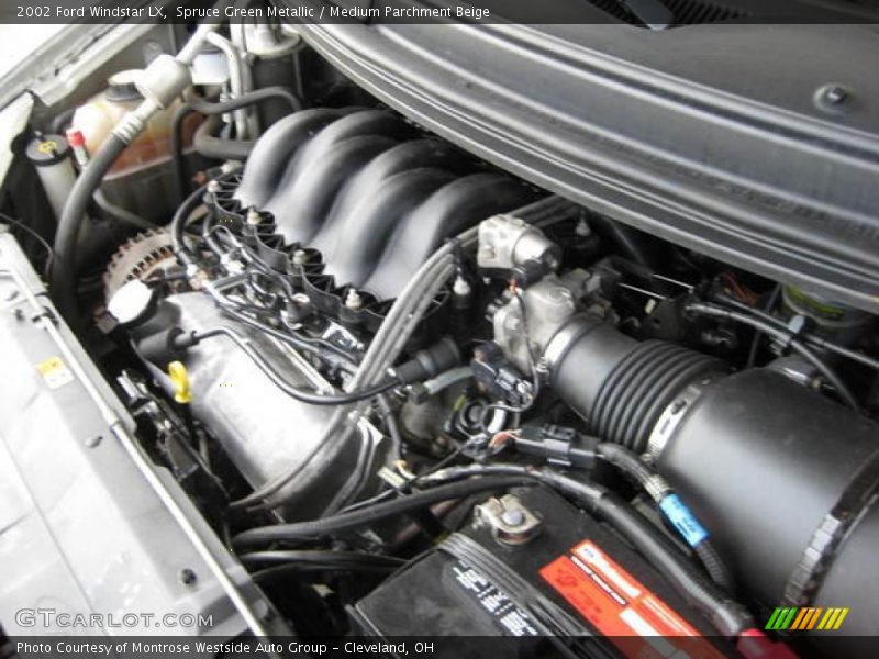 Spruce Green Metallic / Medium Parchment Beige 2002 Ford Windstar LX