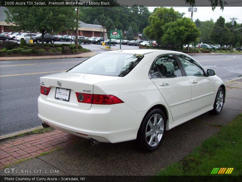 Premium White Pearl / Ebony Black 2006 Acura TSX Sedan