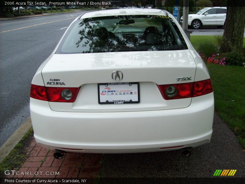 Premium White Pearl / Ebony Black 2006 Acura TSX Sedan