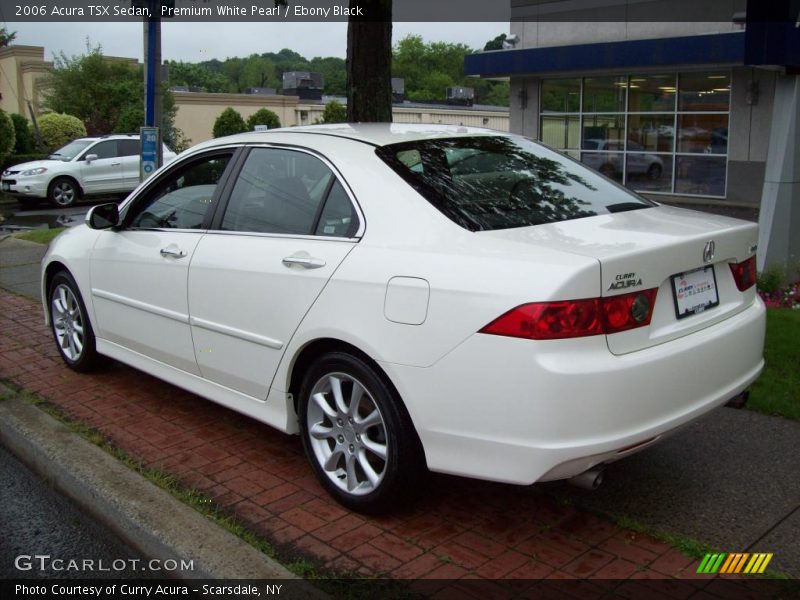 Premium White Pearl / Ebony Black 2006 Acura TSX Sedan