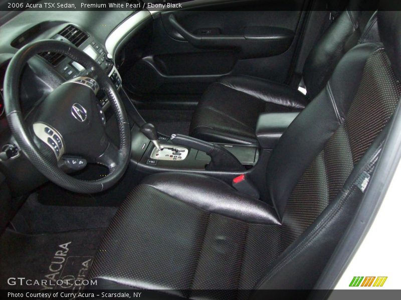 Premium White Pearl / Ebony Black 2006 Acura TSX Sedan
