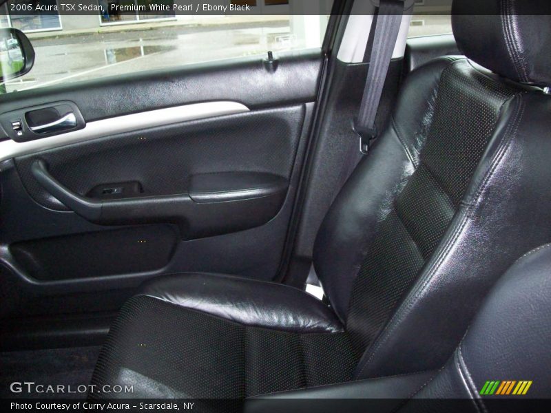 Premium White Pearl / Ebony Black 2006 Acura TSX Sedan