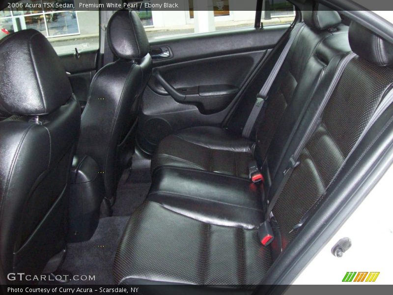 Premium White Pearl / Ebony Black 2006 Acura TSX Sedan